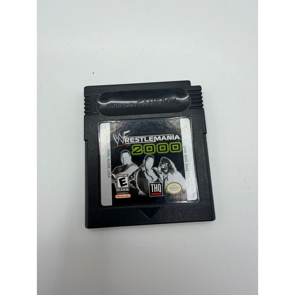 WWF WrestleMania 2000 Nintendo Game Boy Color GBC Cartridge DMG-AUWE-USA